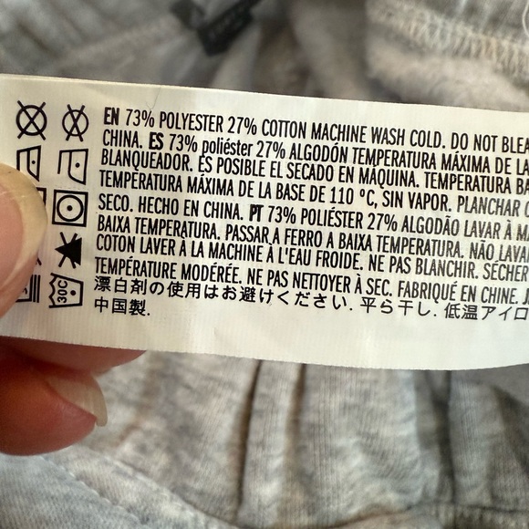 Forever 21 Heather Gray Midi Skirt with slit in back Size Small NWOT - Picture 6 of 7